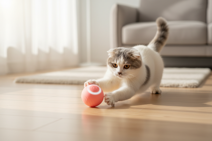 PawStars Smart Rolling Ball Toy