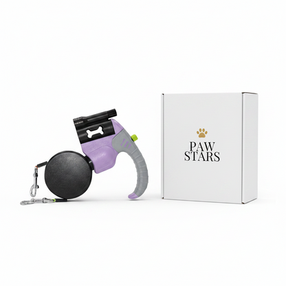 Paw Stars Dual Retractable Dog Leash