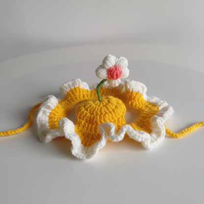 Neo's Handmade Pet Flower Crochet Hat